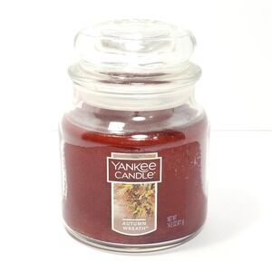 Yankee Candle Autumn Wreath 14.5 oz Jar Discontinued Scent